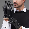 雀说 男士真皮手套头层羊皮冬季保暖男士触屏手套9013 商品缩略图0