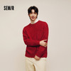 森柔|森马张仁华非遗联名毛衫男春棋盘格纹针织衫小宽松圆领毛衣 商品缩略图1