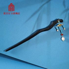 翠羽明珠串珠发簪