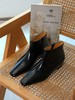 小牛油|极简方头内增高短靴 商品缩略图3