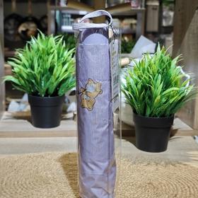 湘州2358草莓兔三折黑胶伞58*8