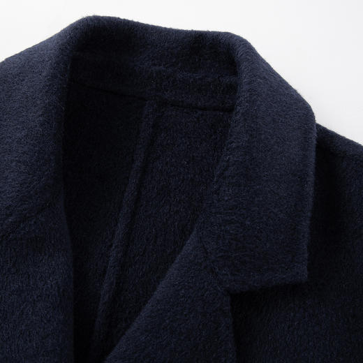 QH947斯尔丽25新款一手长小个子直身时尚百搭通勤双面呢羊毛短大衣 商品图5