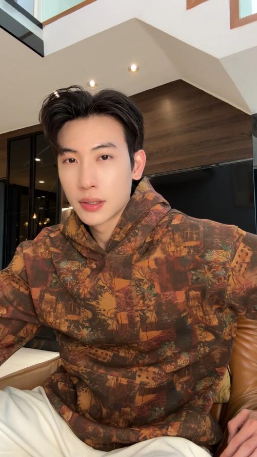 SDSA男士秋冬新款痞帅男装时尚潮牌撞色植物花卉连帽卫衣百搭宽松 商品图0