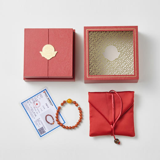 南红蜜蜡单圈手串 商品图4