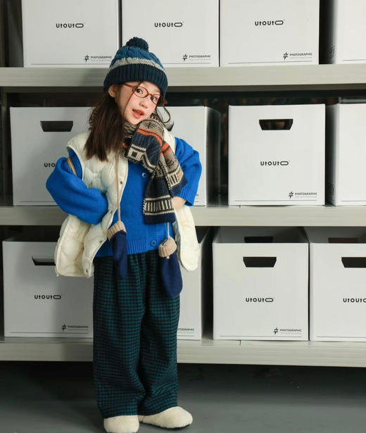 美山25ss提花针织围巾1206 商品图2