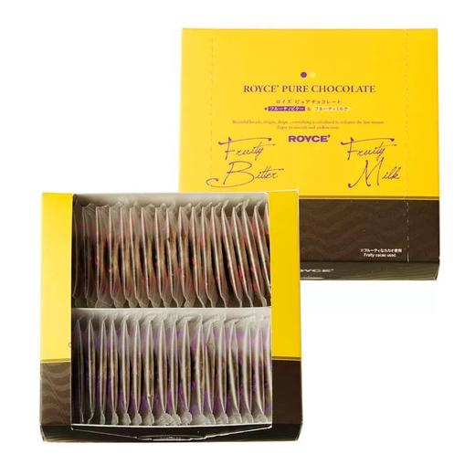 【新鲜市集】ROYCE 纯巧双拼礼盒'若翼族进口圆形及牛奶巧克力礼盒（解冻时间2025年10月） 商品图0