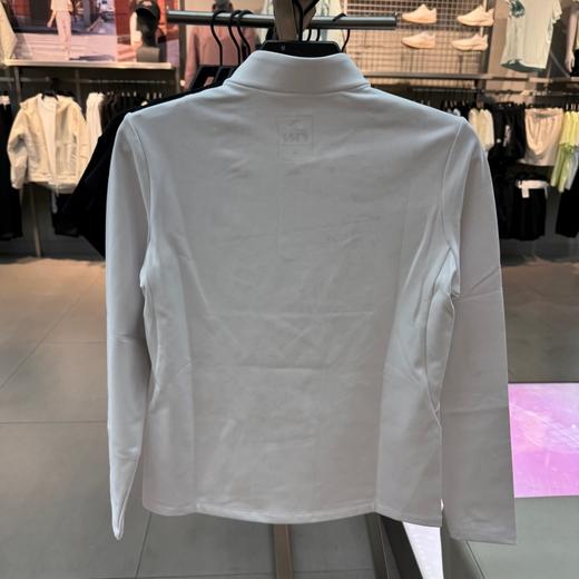 安踏运动长袖t恤女2025冬季新款半开襟翻领套头衫上衣162547408N 商品图2