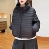 2025秋冬排骨风新款休闲时尚连帽蓬松保暖抽绳白鸭绒羽绒服外套女 商品缩略图2