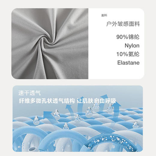 跃牌【跃LEAP-ACTIVE】户外防紫外线半拉链运动服 秋冬季男时尚立领内搭长袖t恤C52182 商品图2