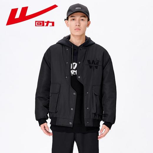 回力春秋飞行员夹克男士美式街头休闲棒球服冬季潮流工装外套百搭 商品图1