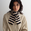 JO GORDON Small Pointelle Stripe Scarf 羊羔毛彩色条纹围巾 商品缩略图0