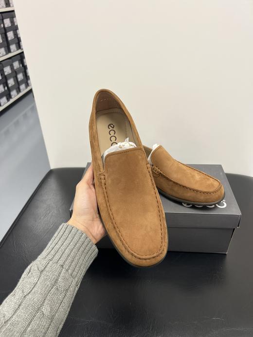 到手价950元 ECCO爱步男鞋经典款牛皮一脚蹬豆豆鞋开车鞋 休闲皮鞋570994莫克 美国代购，无中文标签，介意慎拍 商品图0