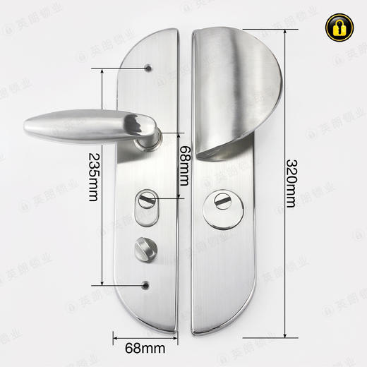 〖A074〗1.5厚304猪耳面板右 商品图1