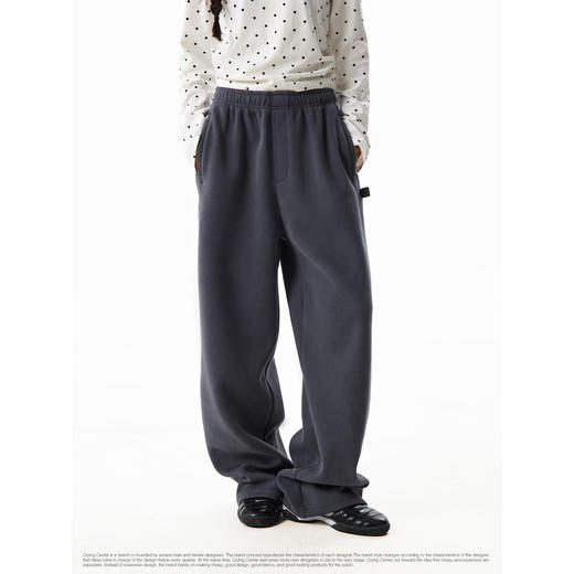 CryingCenter 运动休闲慵懒垂坠感卫裤 哭喊中心 商品图0