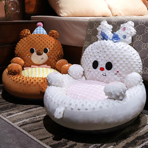 自然醒泡泡绒治愈系翻肚蒲团坐垫QYL 商品图14