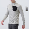 跃牌【跃LEAP-ACTIVE】户外防紫外线半拉链运动服 秋冬季男时尚立领内搭长袖t恤C52182 商品缩略图0