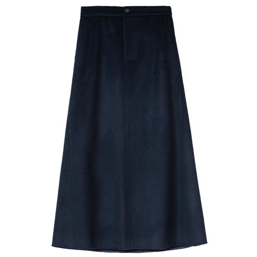 牧衣游原创 羊毛混织毛呢女半裙细腻柔软百搭宽松显瘦鱼尾裙 忆之 商品图4