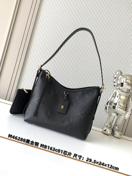秋冬特惠💰1490 渠道级LV【全钢五金 MB163c01变码芯片】te级LV 全套包装 M46288黑 本款CarryAll 小号手袋 商品图0