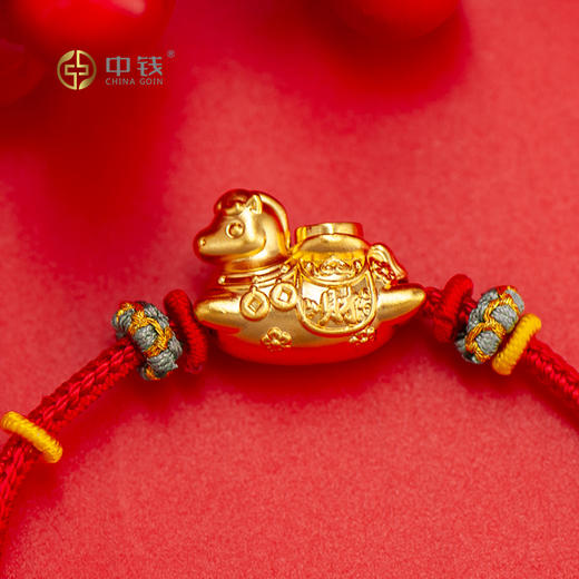 立马发财镀金足银手链 0.01克足金 1.5克足银 商品图2