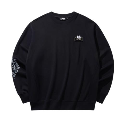 安踏情侣款休闲长袖卫衣男2025秋季新款宽松运动上衣172538703 商品图1