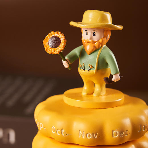 物兮物 致敬大师系列 梵高万年历扭扭摆件 商品图2