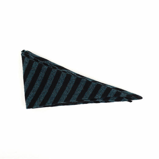 JO GORDON Stripe Triangle Neckerchief 羊羔毛彩色条纹三角围巾 商品图4