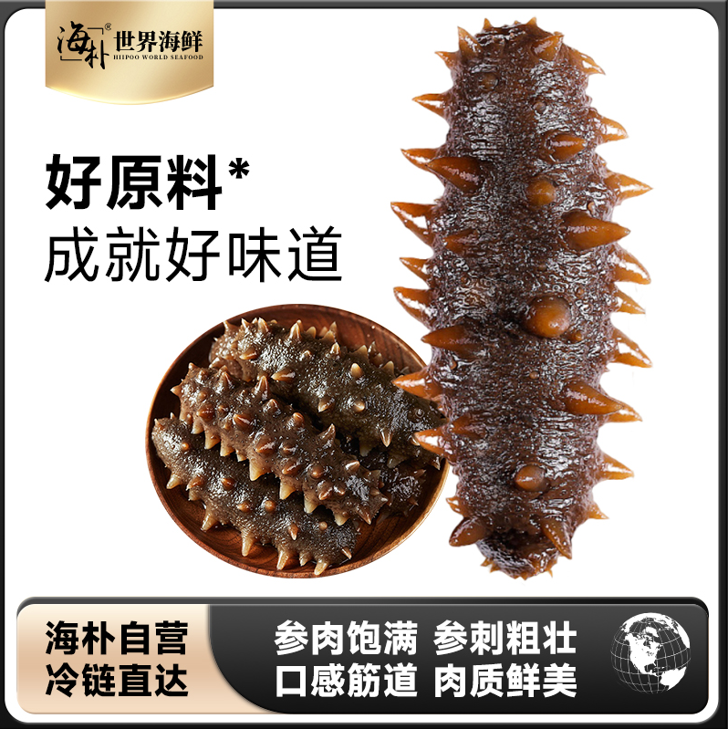 【大连海参】海朴即食海参500g/袋大连海参特产