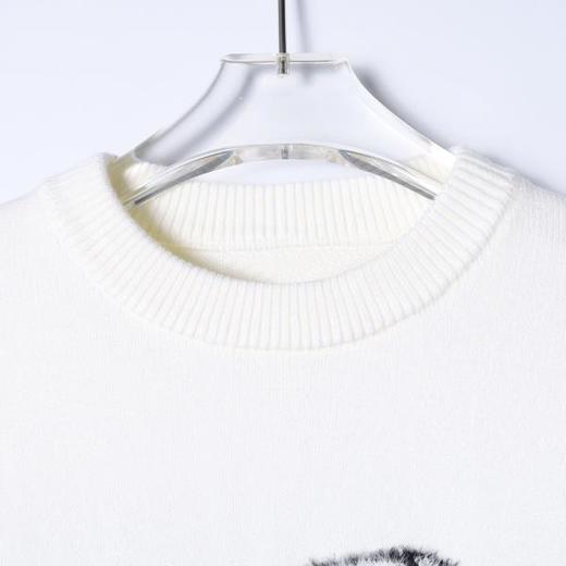 88085SDSA男士秋冬新款痞帅男装潮流卡通小狗设计圆领毛衣百搭宽松上衣 商品图2