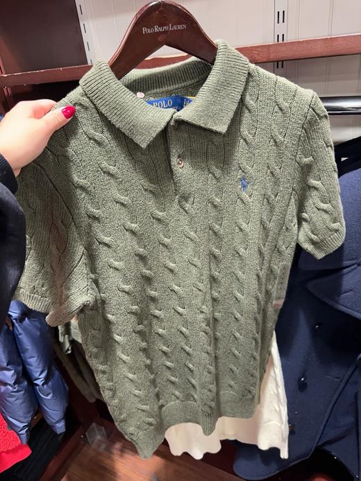 到手价1299元 Polo Ralph Lauren拉夫劳伦男款短袖Polo款麻花 美国代购，无中文标签，介意慎拍 商品图1
