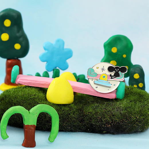 限时折上折【奇妙假期】TYAKASHA塔卡沙联名系列 POPGRIP泡泡骚 Enamel金属珐琅系列 指尖跷跷板 商品图1