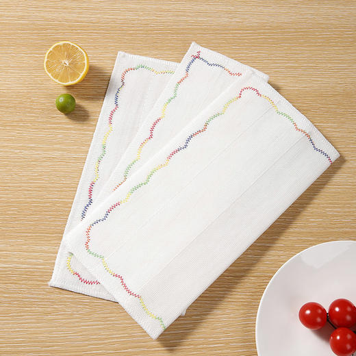美丽雅8层彩虹疏油抹布5条入30*30 商品图0