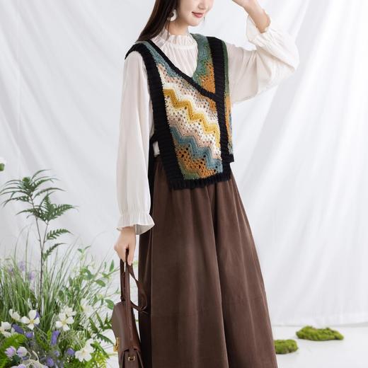 苏苏姐家旷野马甲手工diy编织钩针印象莫奈毛线团自制马甲材料包 商品图1