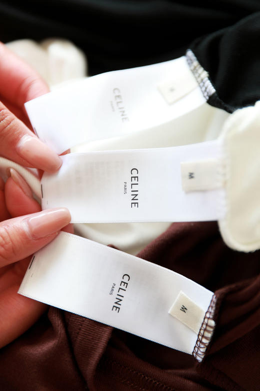 摩登肌理打底衫，胸口小标刺绣。高领设计法式名媛长袖衫C112460 商品图3