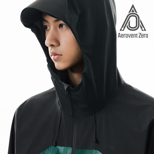 安踏中国国家地理  无氟安踏膜风暴甲防水男士冲锋衣152536608 商品图1