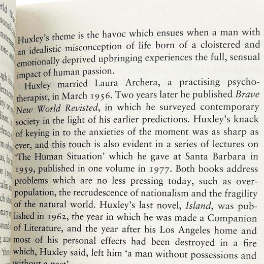 美丽新世界 英文原版小说 Brave New World Revisited 赫胥黎作品 二十世纪经典反乌托邦文学之一 英文版进口原版英语书籍 商品图2