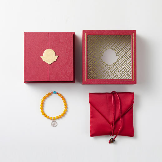 蜜蜡松石单圈手串 商品图5