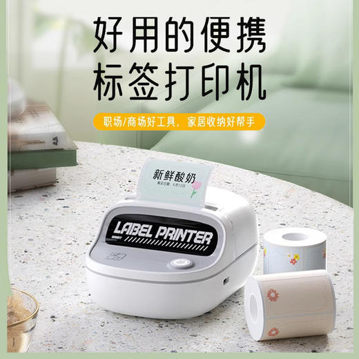 汉印  收纳宽幅便携标签打印机  T20（含3卷标签纸） 商品图1