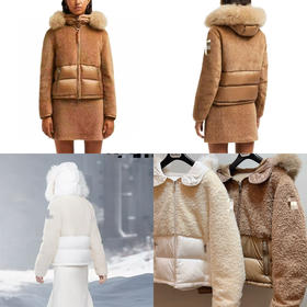 1125-6 极限特惠48H 圆正渠道货 忙可泰迪款 连帽拼接羽绒服 我穿3码