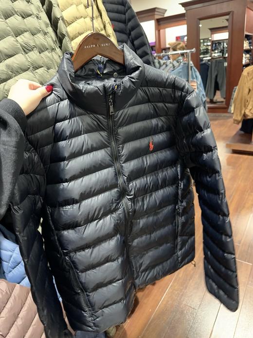 到手价1899元 Polo Ralph Lauren拉夫劳伦男士小马标  基础款百搭 棉服 经典绅士黑色 蒙口同款 美国代购，无中文标签，介意慎拍 商品图1