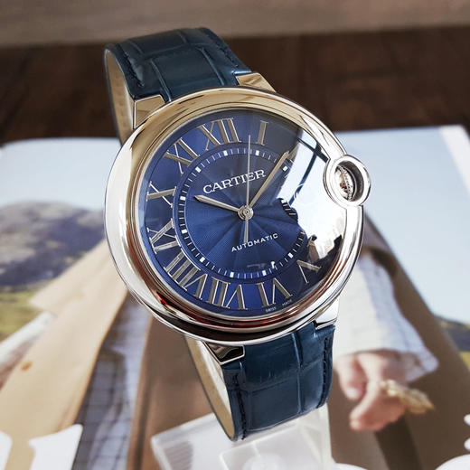 【99新（未使用品；背膜未撕）】CARTIER 卡地亚WSBB0027自动机械机芯日期显示42MM（男款）蓝气球系列精钢231125NJS01 商品图3