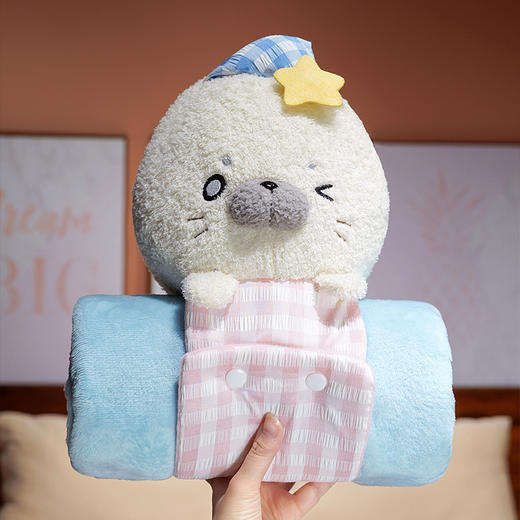 自然醒萌萌海豹立体卷毯QYL 商品图9