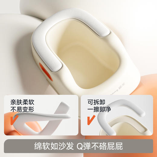 【冬日暖佣】曼龙mloong婴儿洗屁屁神器 男女宝洗PP盆免蹲可坐清洁专用 商品图3