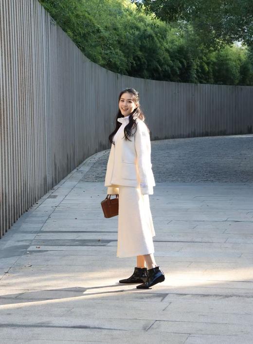 小牛油|极简方头内增高短靴 商品图1