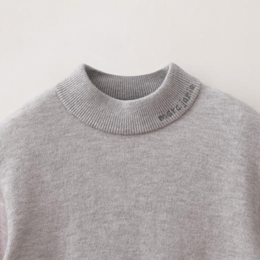 马克珍妮女童复古百搭绵羊毛针织衫2025年秋冬新款551820 商品图3