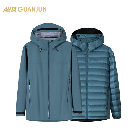 【山锋】樊振东同款安踏冠军户外丨三合一男士羽绒外套152510623 商品图2