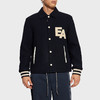 EMPORIO ARMANI 阿玛尼 男士字母徽标贴片羊毛面料短款外 深蓝色 EM003125 AF17330 UB118 商品缩略图1