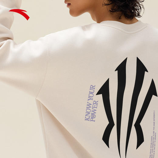 安踏凯里·欧文系列丨美式套头衫卫衣男休闲上衣172531712 商品图2