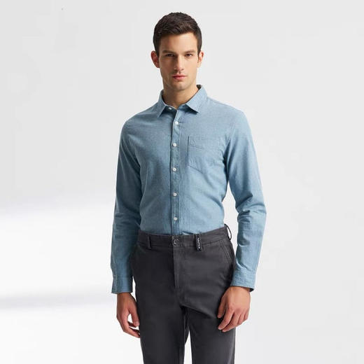 NAUTIC*A法兰绒秋冬商务磨毛男士衬衫衬衣112201 商品图4