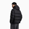 EMPORIO ARMANI 阿玛尼 男士徽标贴片防水绗缝防撕裂尼龙连帽羽绒服 黑色 EM003050 AF18231 UC001 商品缩略图2