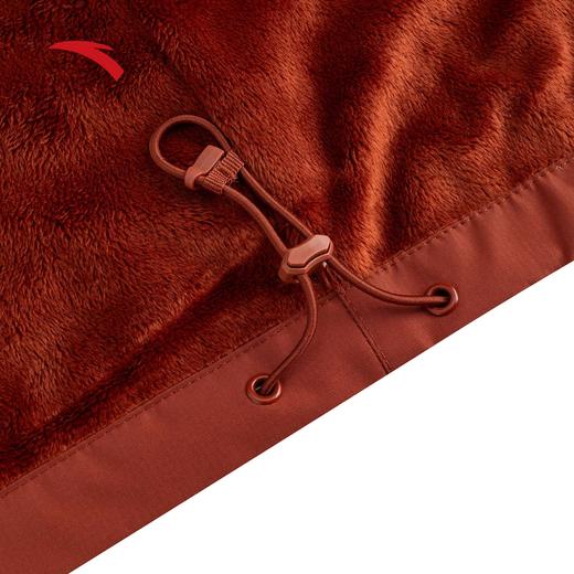 安踏运动咖丝光绒茄克男子冬季保暖防风防泼水加绒外套152547617S 商品图1